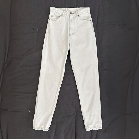 Dr. Denim High-waisted Nora Jean in Light Ecru - Size 24 - Picture 5 of 9